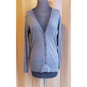 Loft size XS brown button up sweater